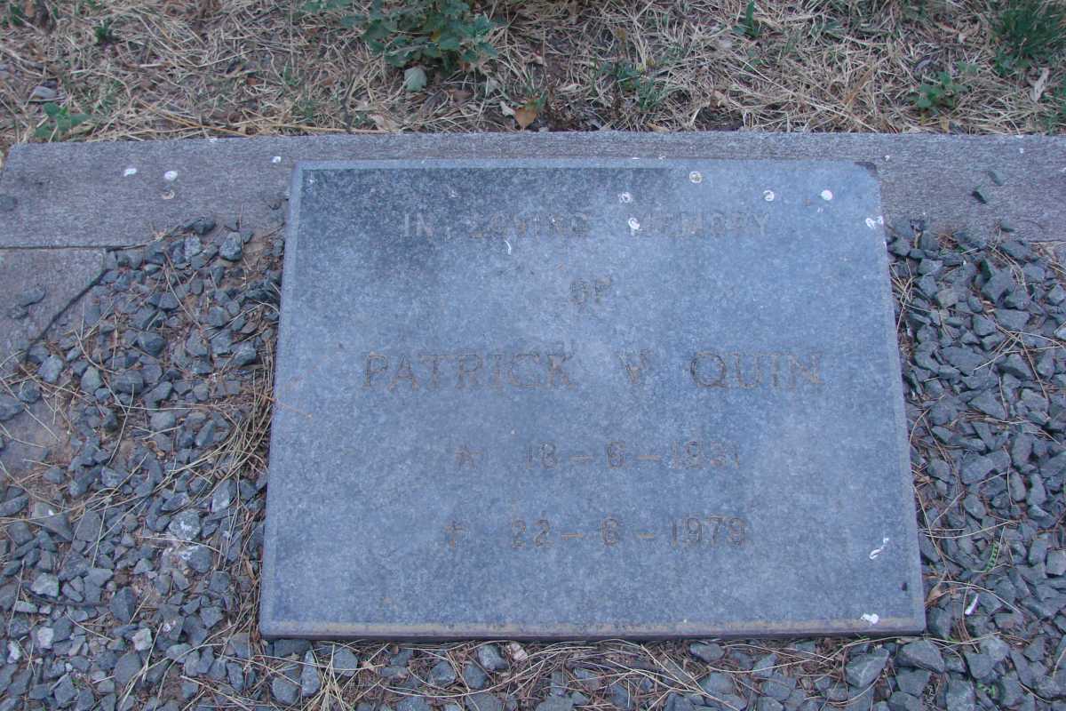 QUIN Patrick 1931-1979