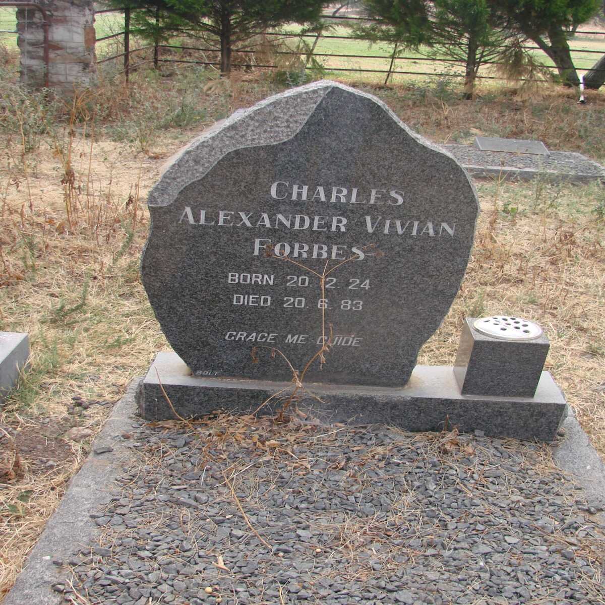 FORBES Charles Alexander Vivian 1924-1983