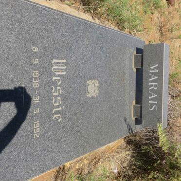 MARAIS Wessie 1938-1992