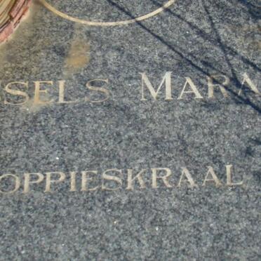 MARAIS Wessels 1905-1965