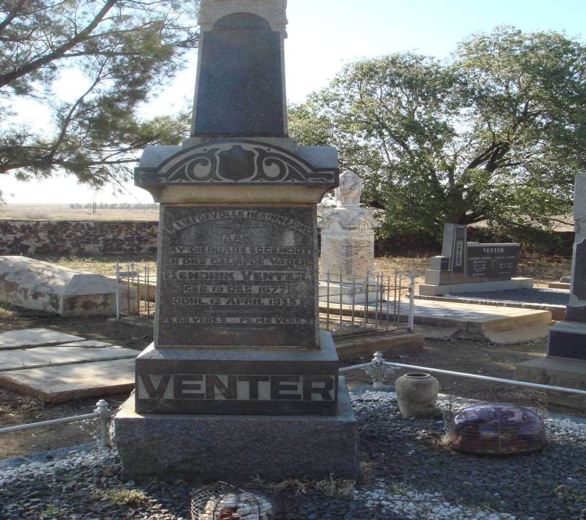 VENTER Hendrik 1877-1935