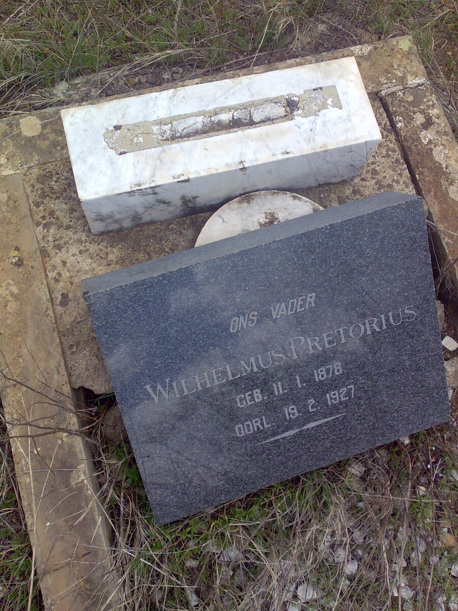 PRETORIUS Wilhelmus 1878-1927