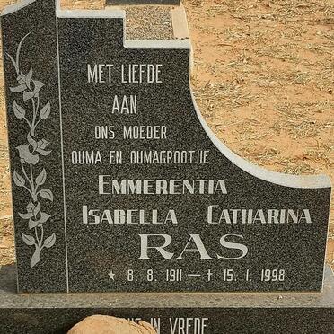 RAS Emmerentia Isabella Catharina 1911-1998
