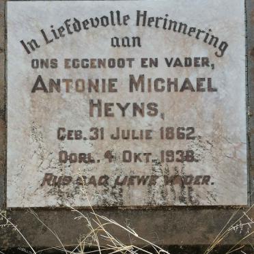 HEYNS Antonie Michael 1862-1936