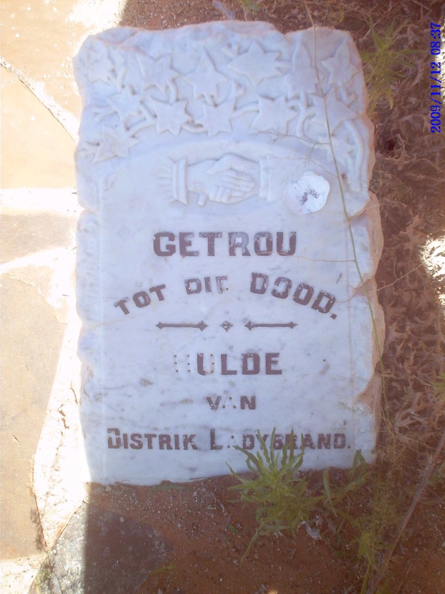 3. Paardekraal - Getrou tot die dood - hulde van distrik Ladybrand