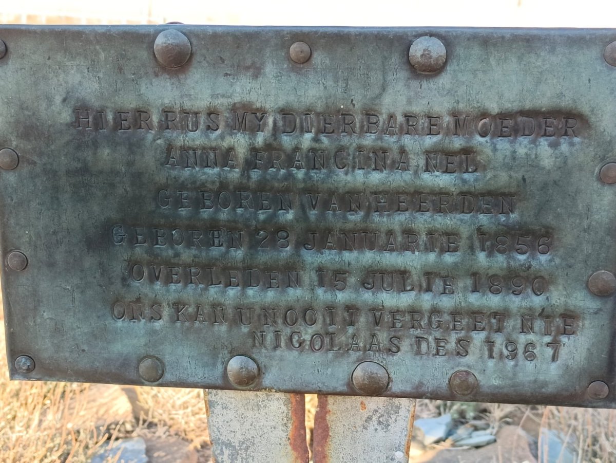 NEL Anna Francina nee VAN HEERDEN 1856-1890