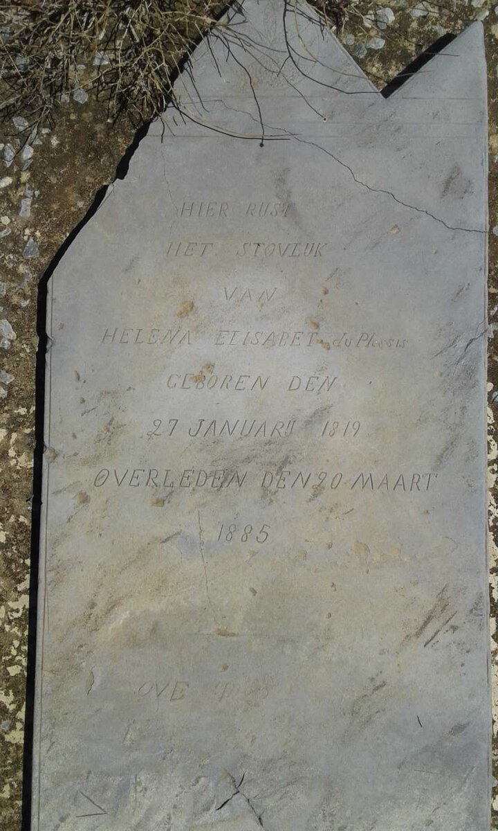 PLESSIS Helena Elisabet, du 1819-1885