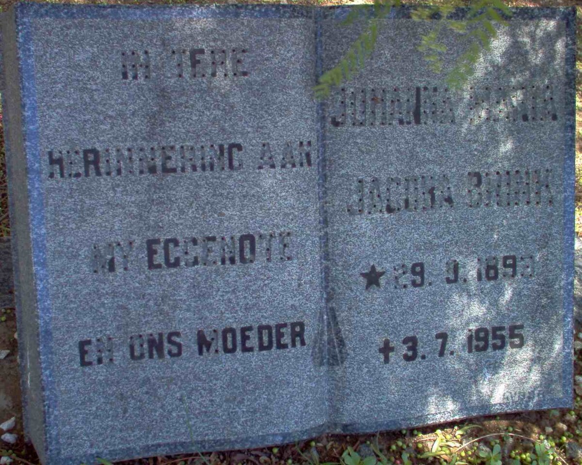 BRINK Johanna Maria Jacoba 1893-1955