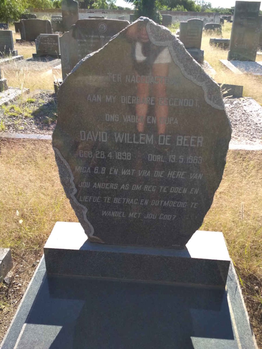 BEER David Willem, de 1898-1963