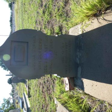 BERG Louisa Sophia, van der 1861-1926