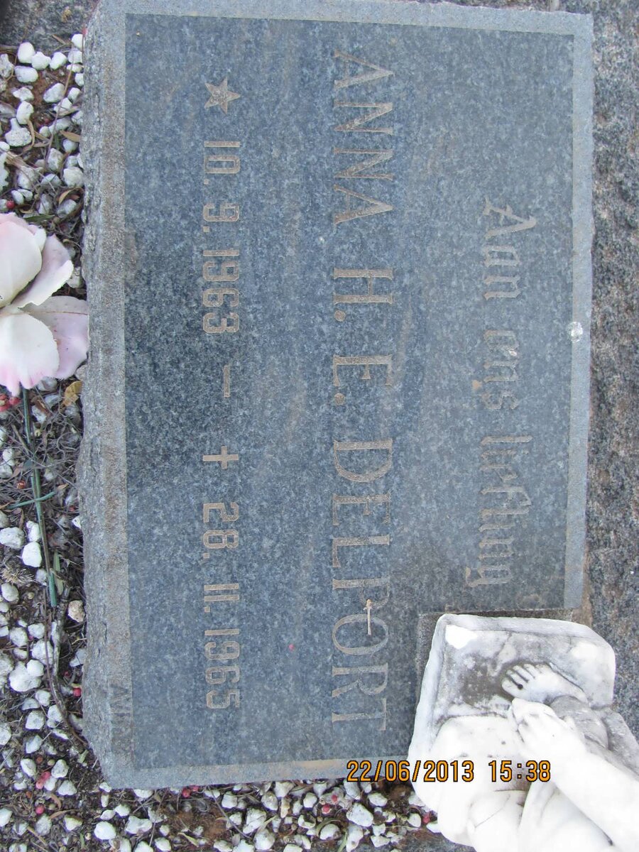 DELPORT Anna H.E. 1963-1965