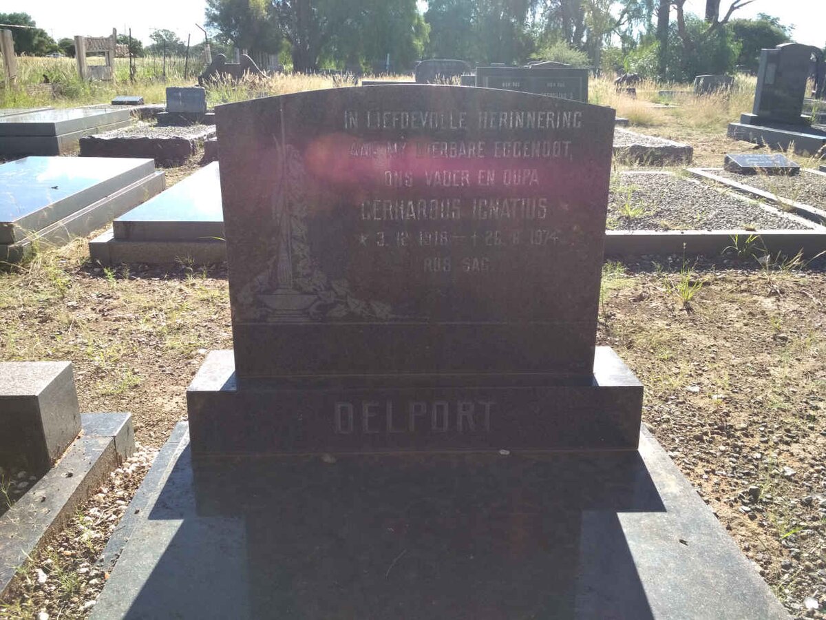 DELPORT Gerhardus Ignatius 1918-1974