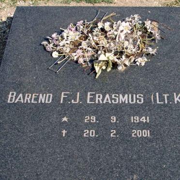 ERASMUS Barend F.J. 1941-2001