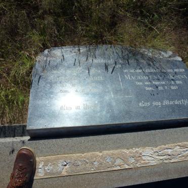 GREYLING Abraham Carel 1891-1961 &amp; Magdalena Josina VAN ROOYEN 1900-1957