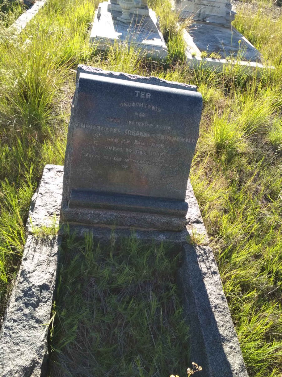 GROENEWALD Christoffel Johannes 1885-1918