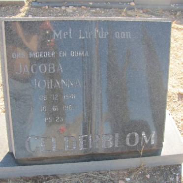 GELDERBLOM Jacoba Johanna 1941-1987