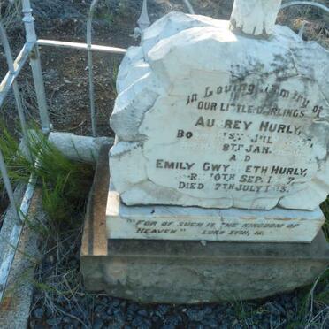 HURLY Aubrey 1905-1906 :: HURLY Emily Gwynneth 1907-1913