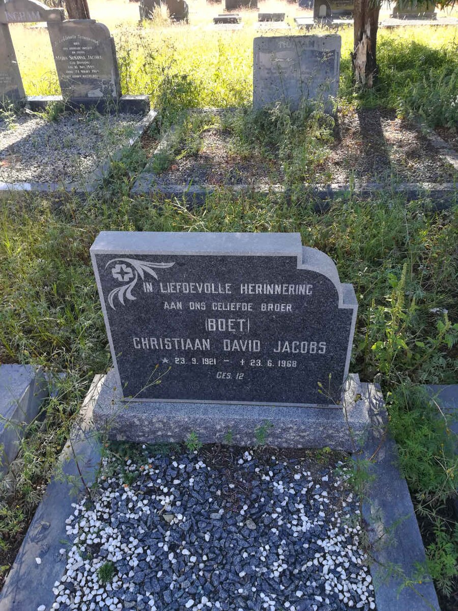 JACOBS Christiaan David 1921-1968