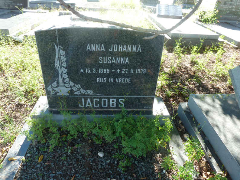 JACOBS Anna Johanna Susanna 1895-1979