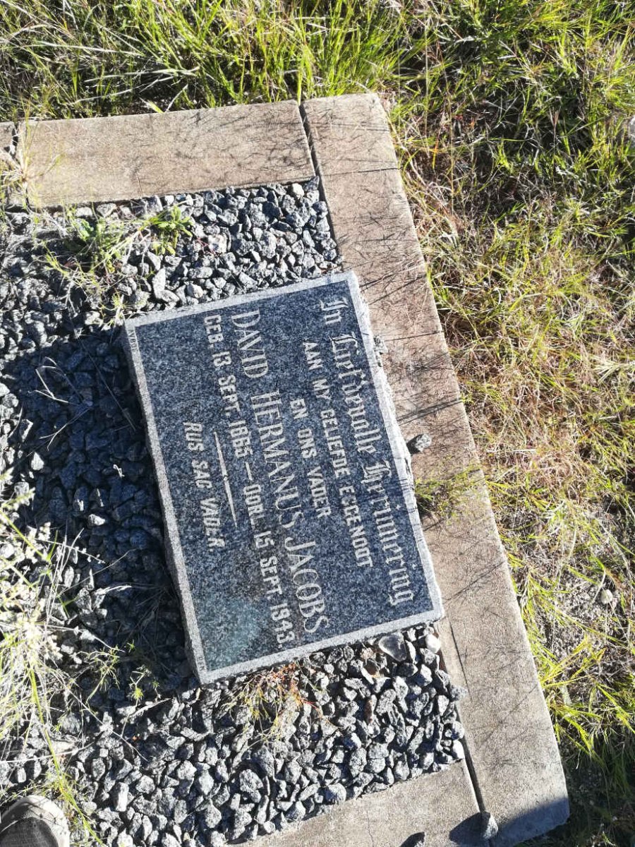 JACOBS David Hermanus 1865-1943