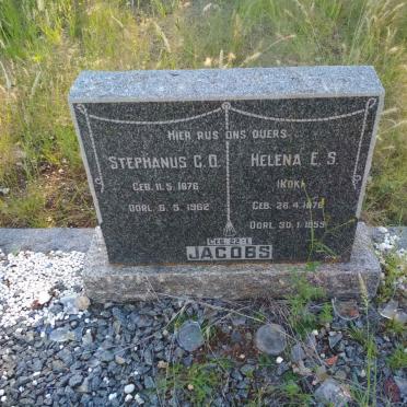 JACOBS Stephanus C.D. 1876-1962 &amp; Helena E.S. KOK 1878-1959