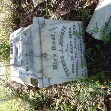JOOSTE Petrus J. 1869-1892