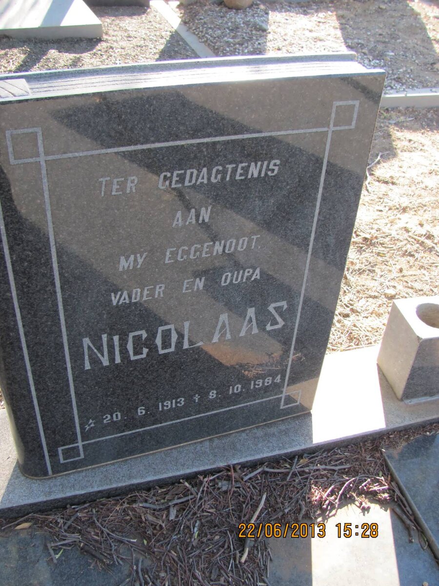 JOUBERT Nicolaas 1913-1964