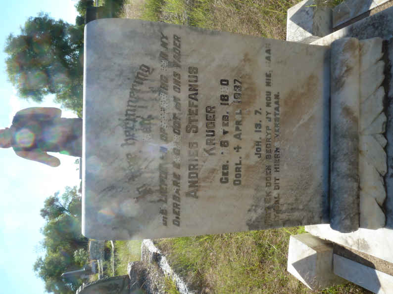 KRUGER Andries Stefanus 1890-1937