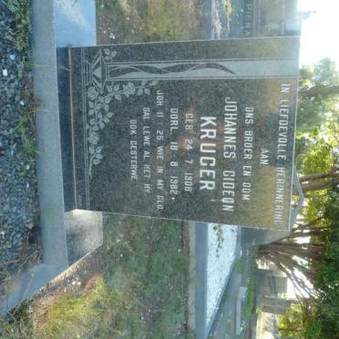 KRUGER Johannes Gideon 1908-1982