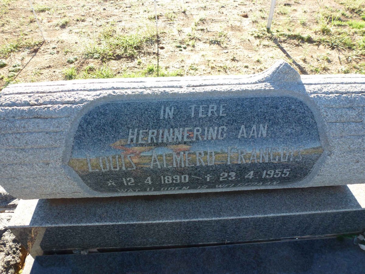 KOK Louis Almero Francois 1890-1955 &amp; Maria M.S. DE BRUIN 1909-2006