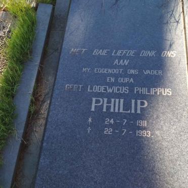 KRUGER Gert Lodewicus Philippus 1911-1993 &amp; Frederika Jacoba VAN ZYL 1928-2008