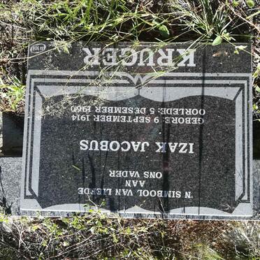 KRUGER Izak Jacobus 1914-1960