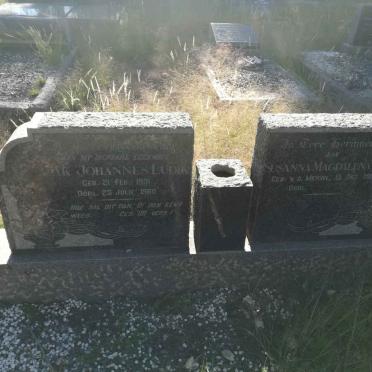 LUDIK Izak Johannes 1901-1960 &amp; Susanna Magdalena V.D. MERWE 1916-