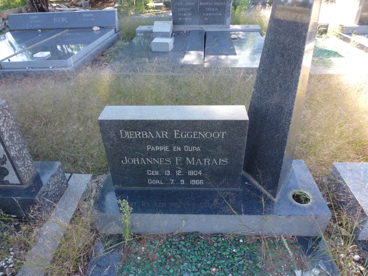MARAIS Johannes F. 1904-1966