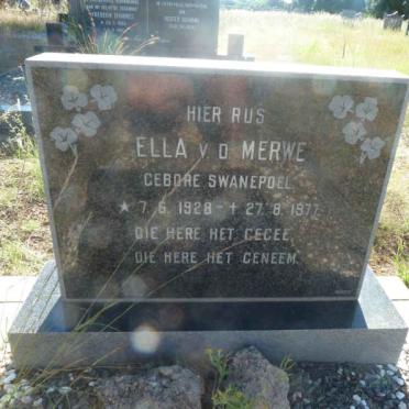 MERWE Ella, v.d. nee SWANEPOEL 1928-1977