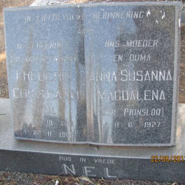 NEL Frederik Christiaan 1919-1986 &amp; Anna Susanna Magdalena PRINSLOO 1927-