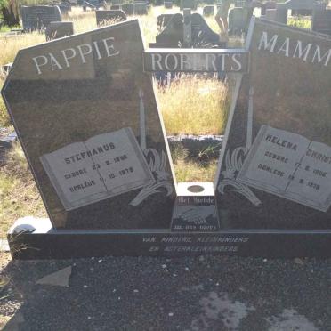 ROBERTS Stephanus 1898-1978 &amp; Helena Christina 1906-1978