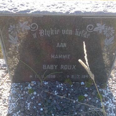 ROUX Baby 1898-1947