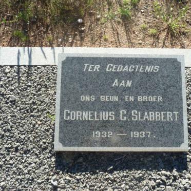 SLABBERT Cornelius C. 1932-1937
