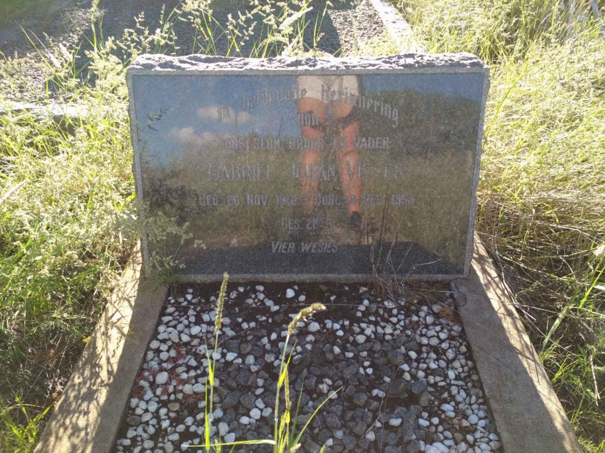 VISSER Gabriel Johan 1920-1953