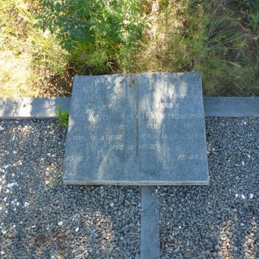 VENTER J.A. 1905-1982 &amp; C.I.F. DU PLESSIS 1911-1977