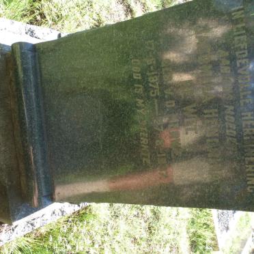 WET Jacomina Hendrina, de nee v.d. MERWE 1875-1937