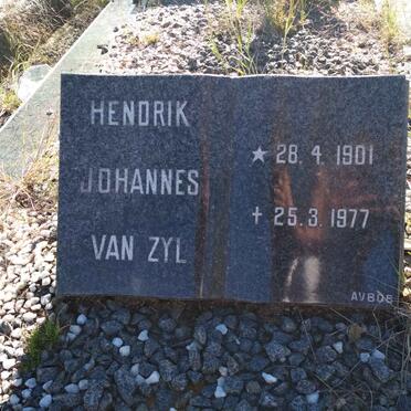 ZYL Hendrik Johannes, van 1901-1977