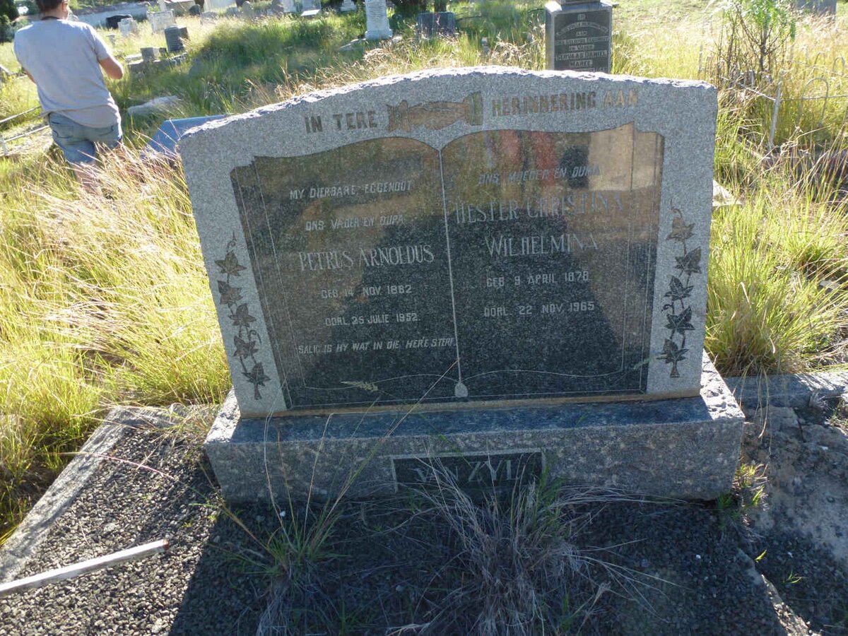 ZYL Petrus Arnoldus, van 1882-1952 &amp; Hester Christina Wilhelmina 1878-1965