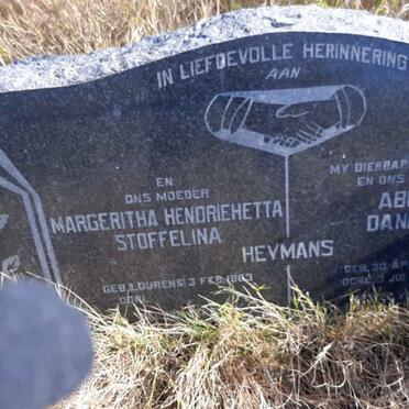 HEYMANS Abel Daniel 1861-1949 &amp; Margeritha Hendriehetta Stoffelina LOURENS 1863-