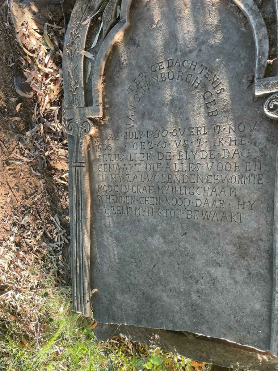 MYBURGH S.J. 1830-1906