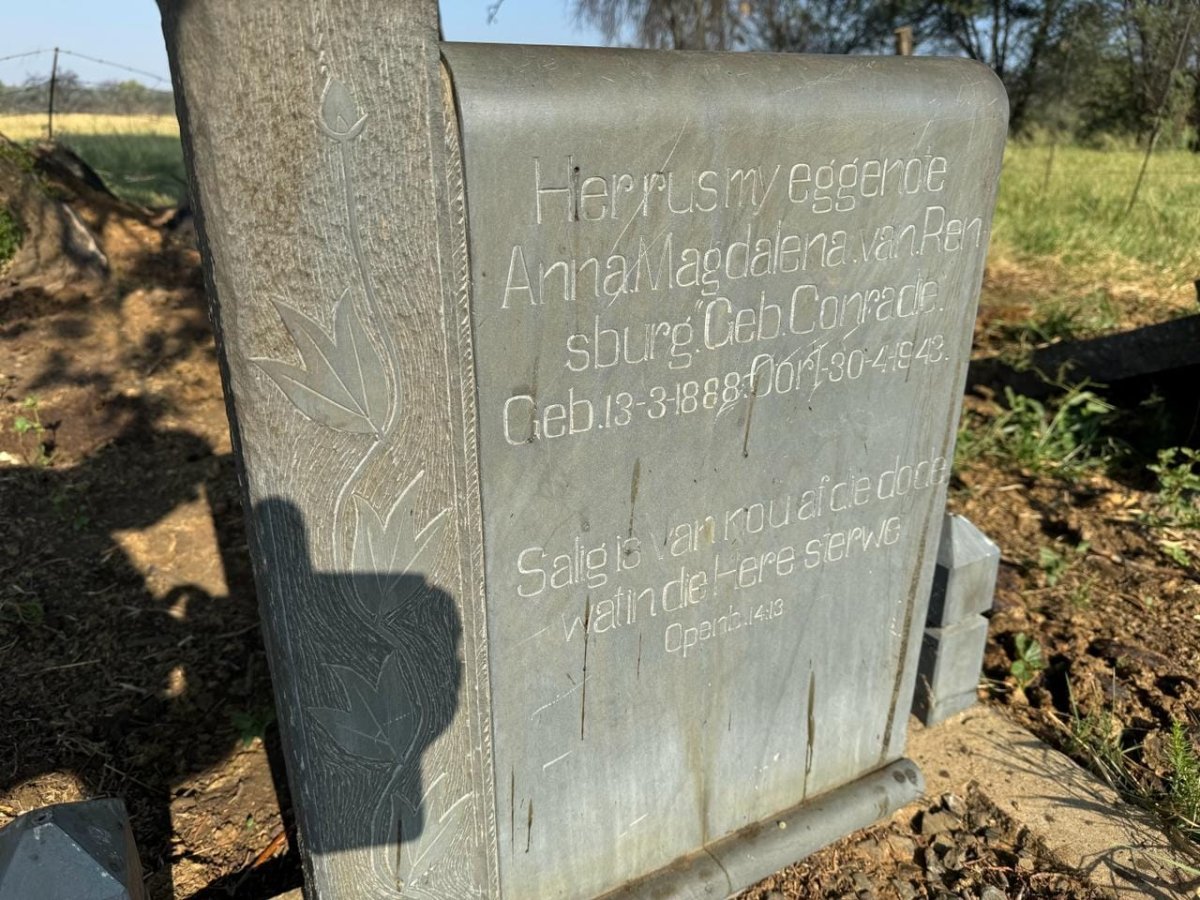 RENSBURG Anna Magdalena, van nee CONRADIE 1888-1943