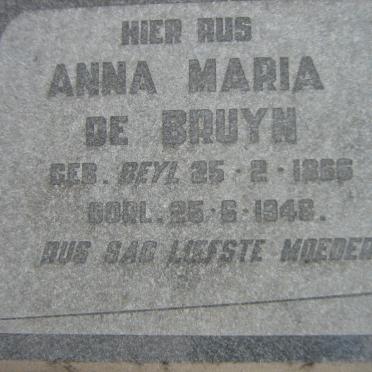 BRUYN Anna Maria, de 1866-1948