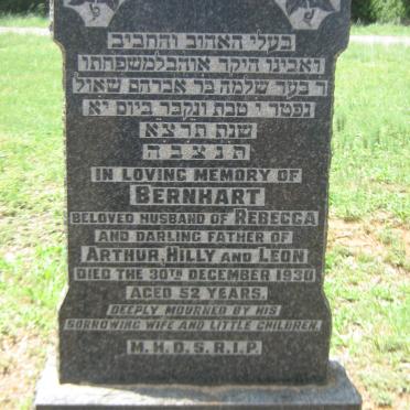 BEHRMANN Bernhart -1930