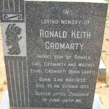 CROMARTY Ronald Keith 1955-1955